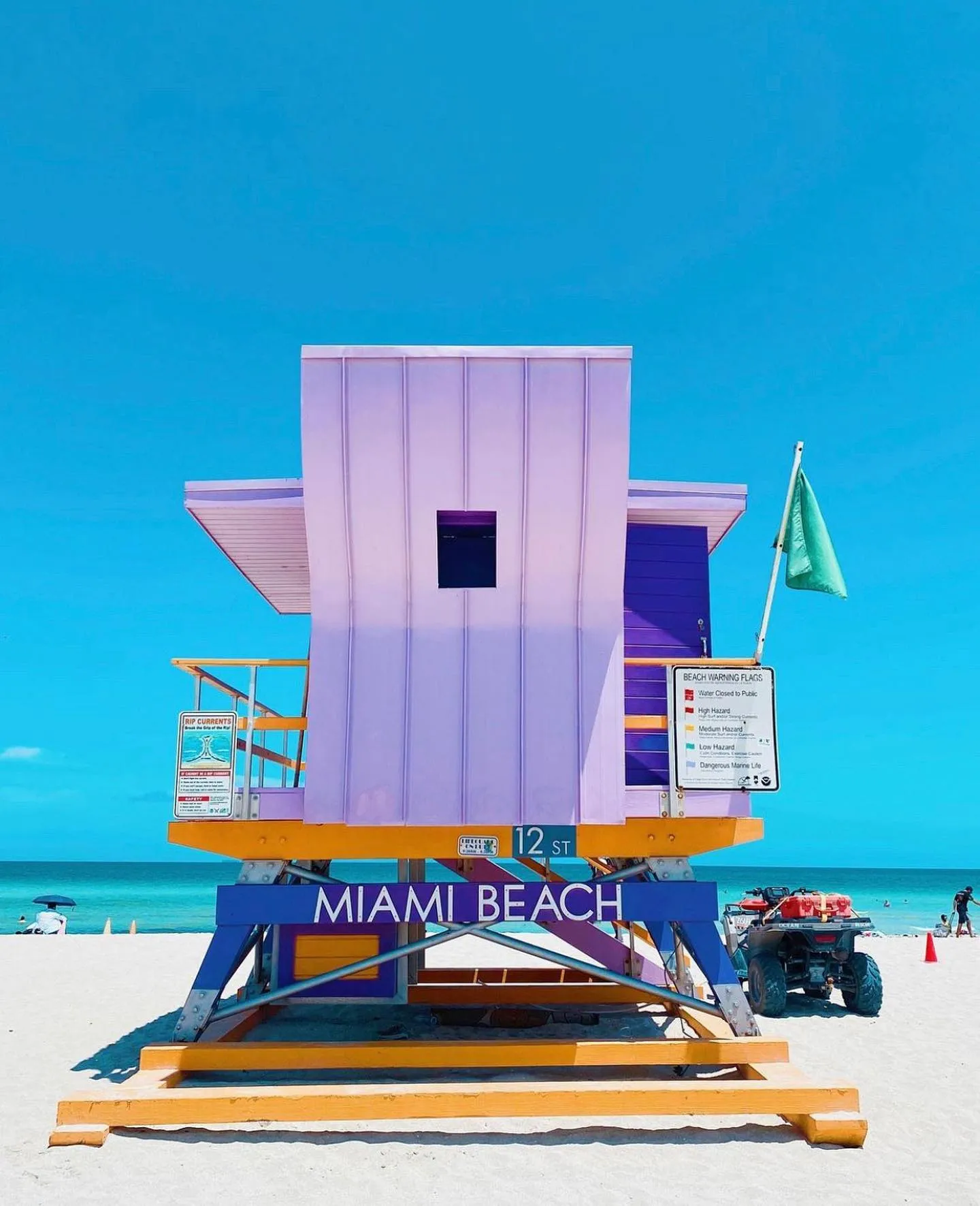 image  1 Miami - Our now iconic lifeguard stands originated in the early 1990s as part of the reconstruction after Hurricane