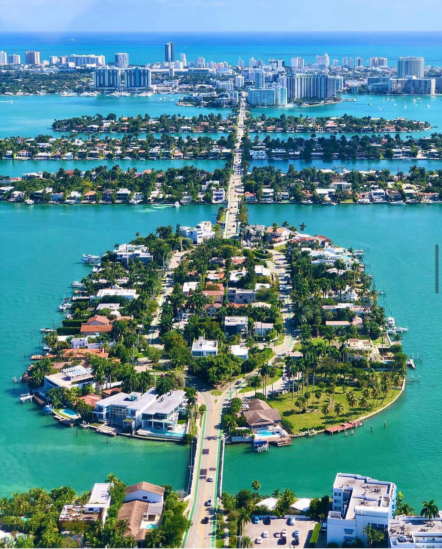 image  1 Miami - The Venetian islands are a chain of artificial islands in Biscayne Bay connecting the mainla