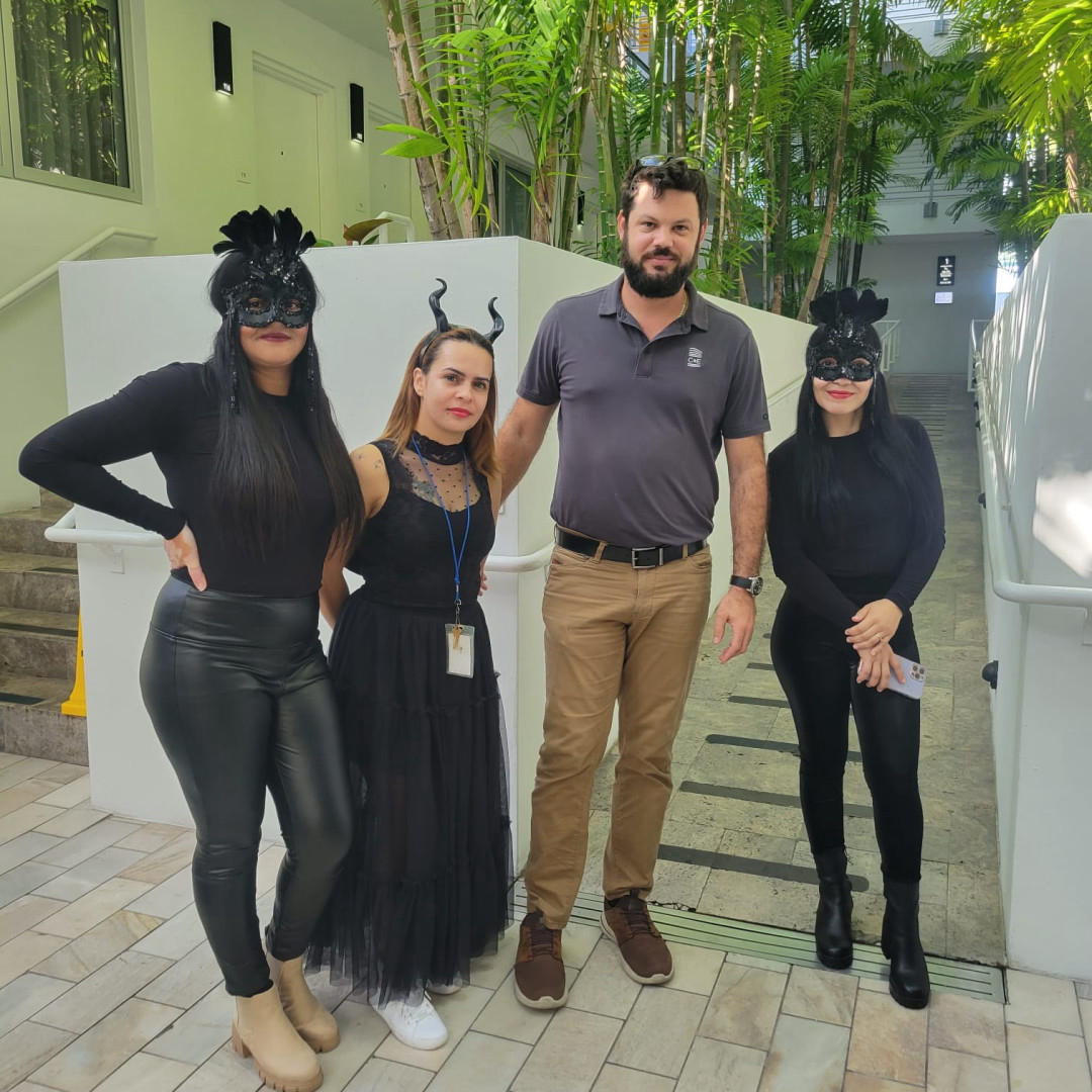 The Meridian Hotel Miami Beach - Here's our team in their Halloween Spirit
