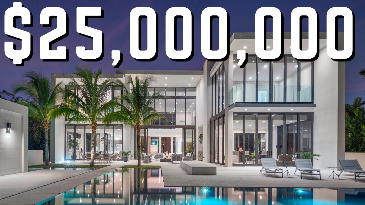The Newest Mega Mansion In Miami Beach : Find Out Why Its $25 Million