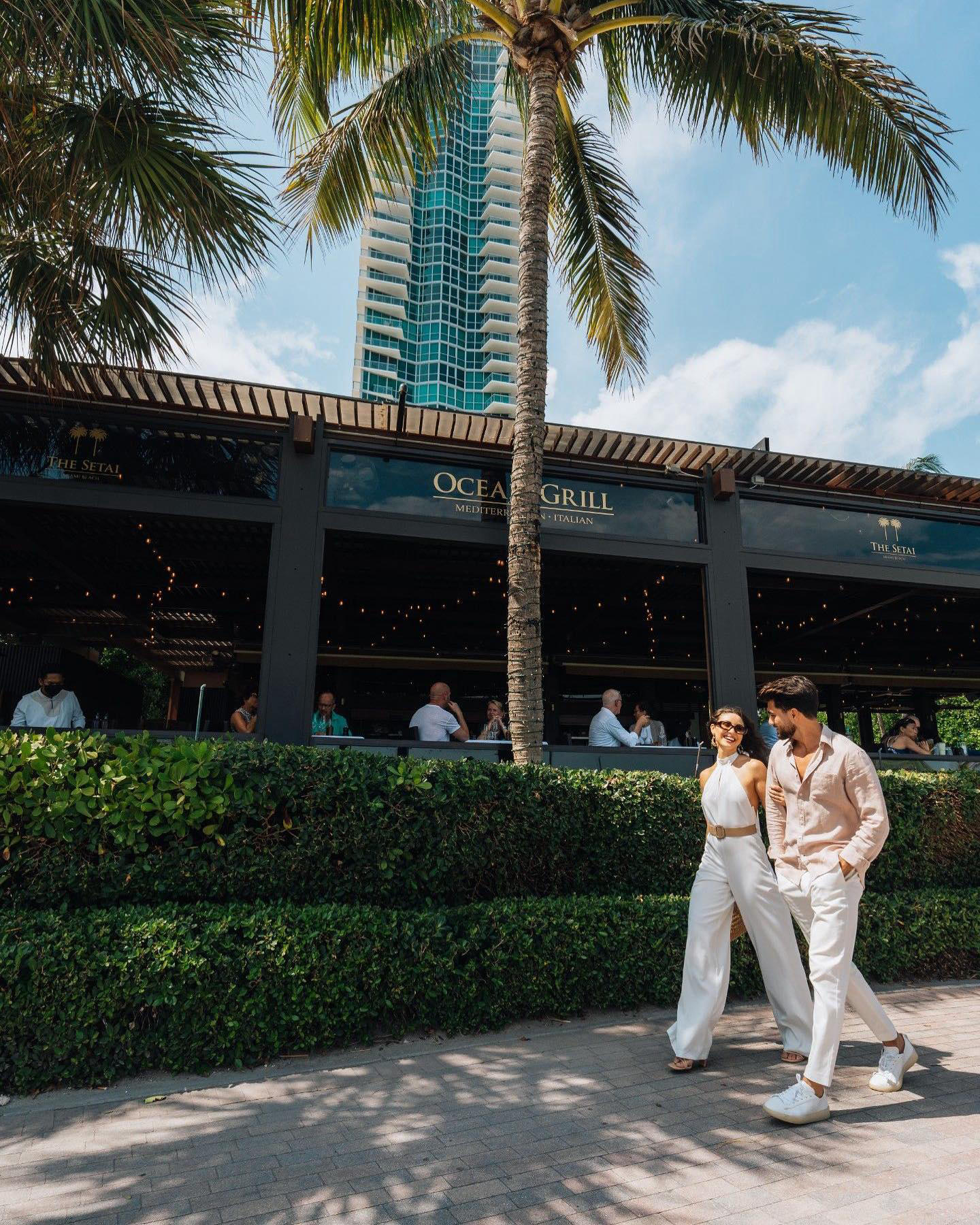The Setai, Miami Beach - Fresh flavors and lush greenery at Ocean Grill set the scene for the perfec