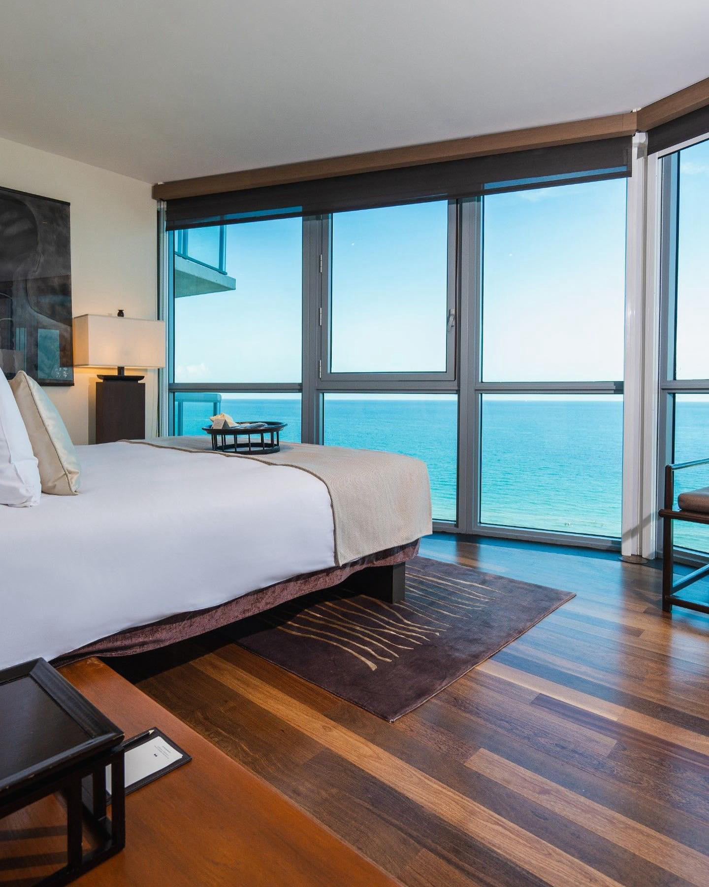 The Setai, Miami Beach - Wake up to cerulean skies and endless views of the Atlantic Ocean from the
